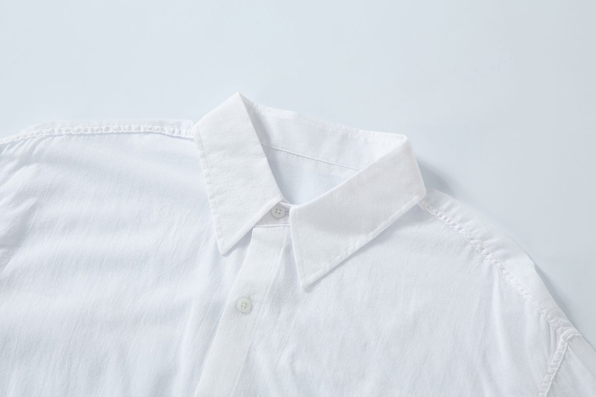 샐러드바구니(SALAD BAGUNI) Sheer cotton shirt - white