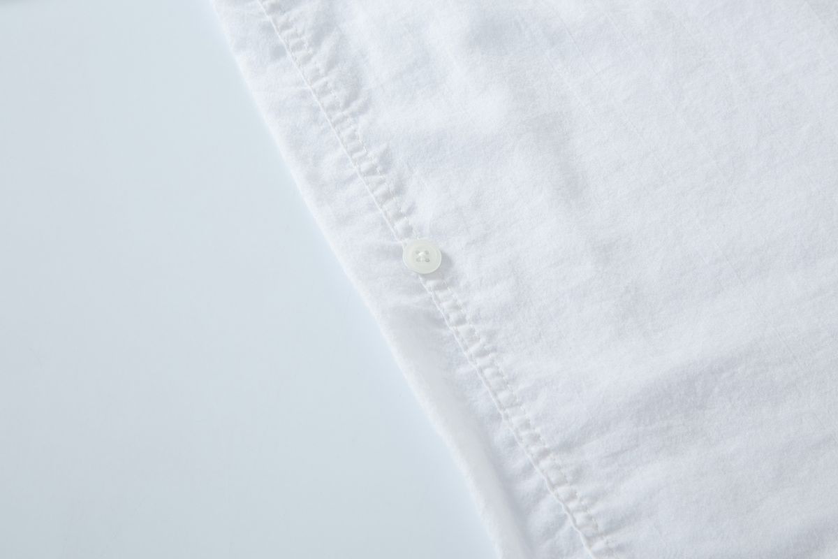 샐러드바구니(SALAD BAGUNI) Sheer cotton shirt - white