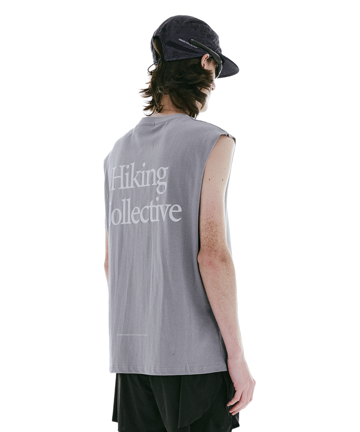 콜드웜(COLDWARM) Raw Cut Sleeveless (Blue)
