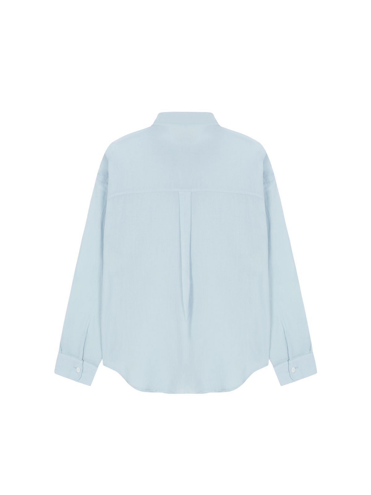 샐러드바구니(SALAD BAGUNI) Sheer cotton shirt - blue