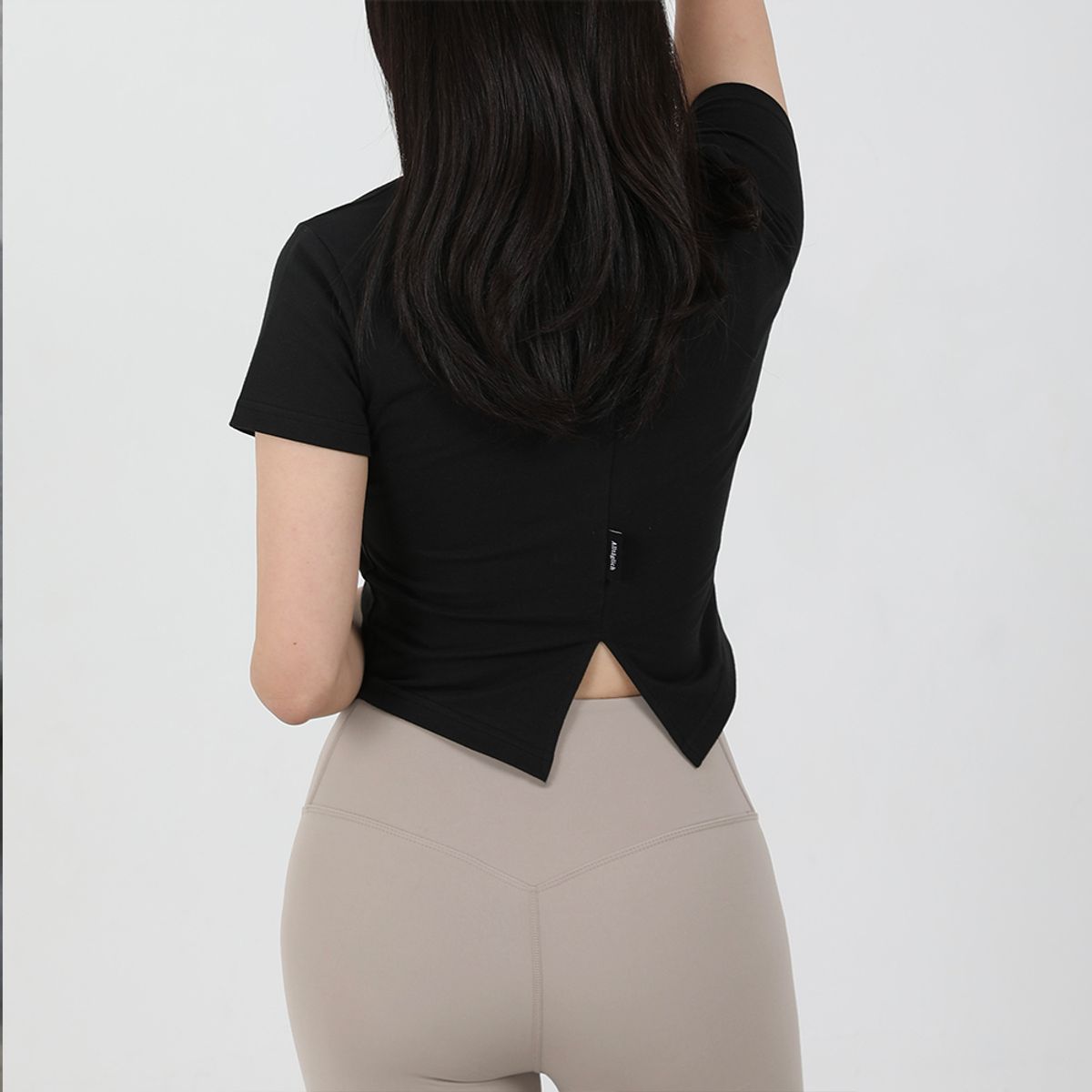 알테그리히(ALLTAGLICH) (Slim)리사이클 슬릿 티셔츠-Recycle Slit T-shirt