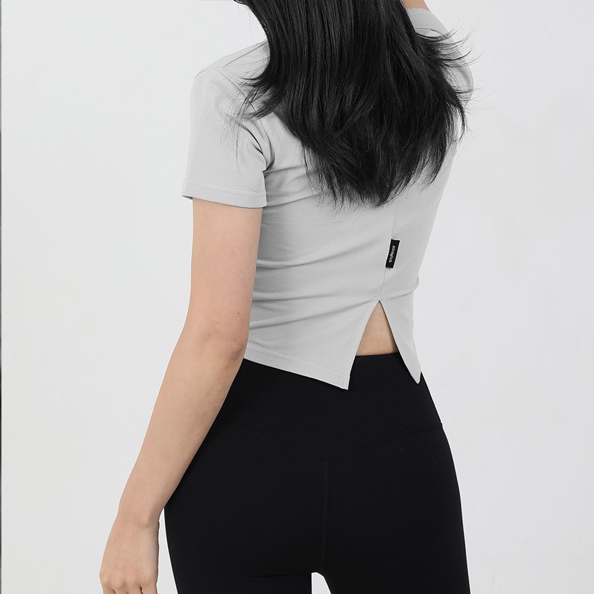 알테그리히(ALLTAGLICH) (Slim)리사이클 슬릿 티셔츠-Recycle Slit T-shirt