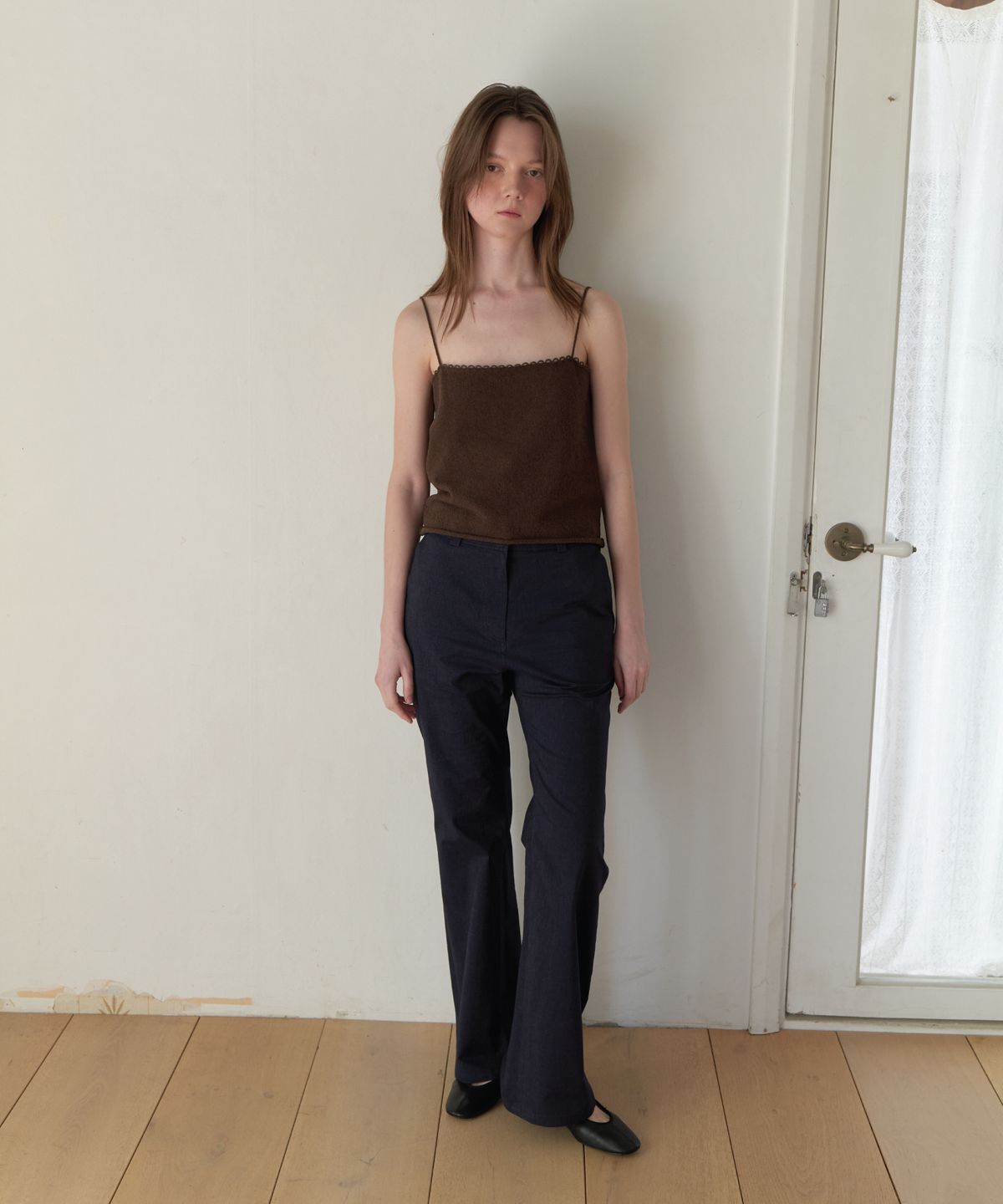 앤테(AENTE) Vintage boots cut pants - Navy