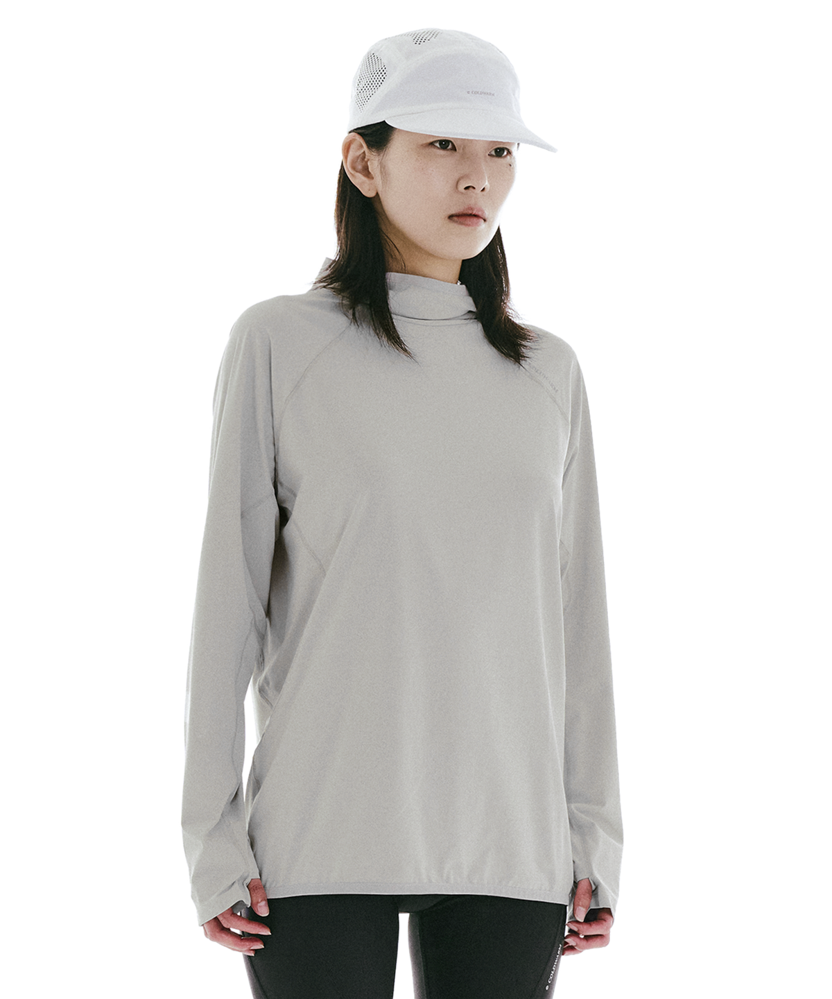 콜드웜(COLDWARM) Aero Balaclava Hoodie (Grey) -Women-