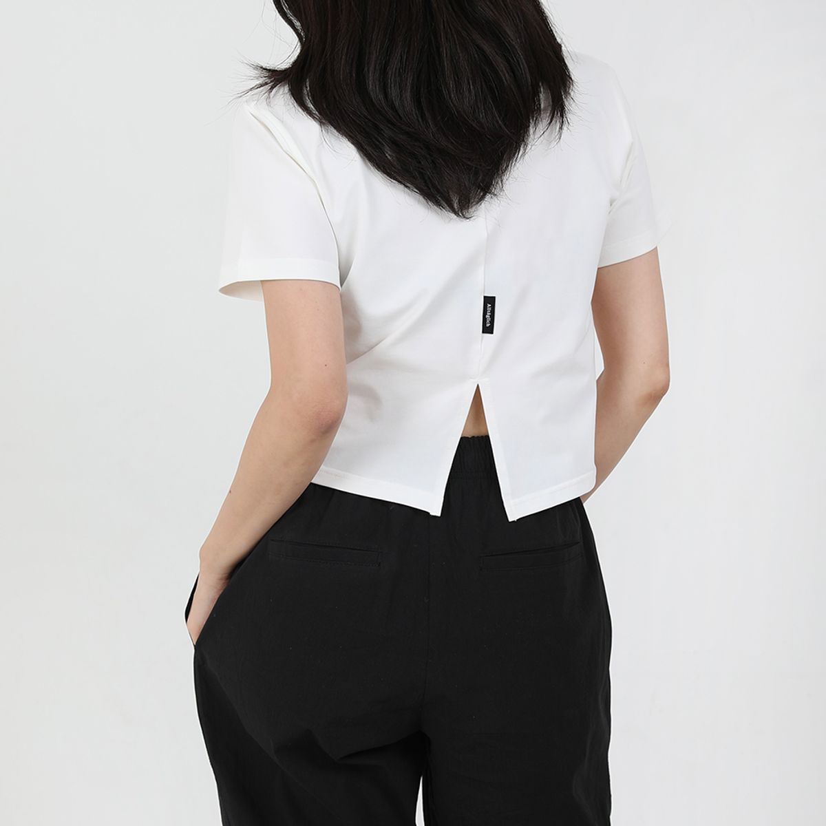 알테그리히(ALLTAGLICH) (Natural)리사이클 슬릿 티셔츠 Recycle Slit T-shirt