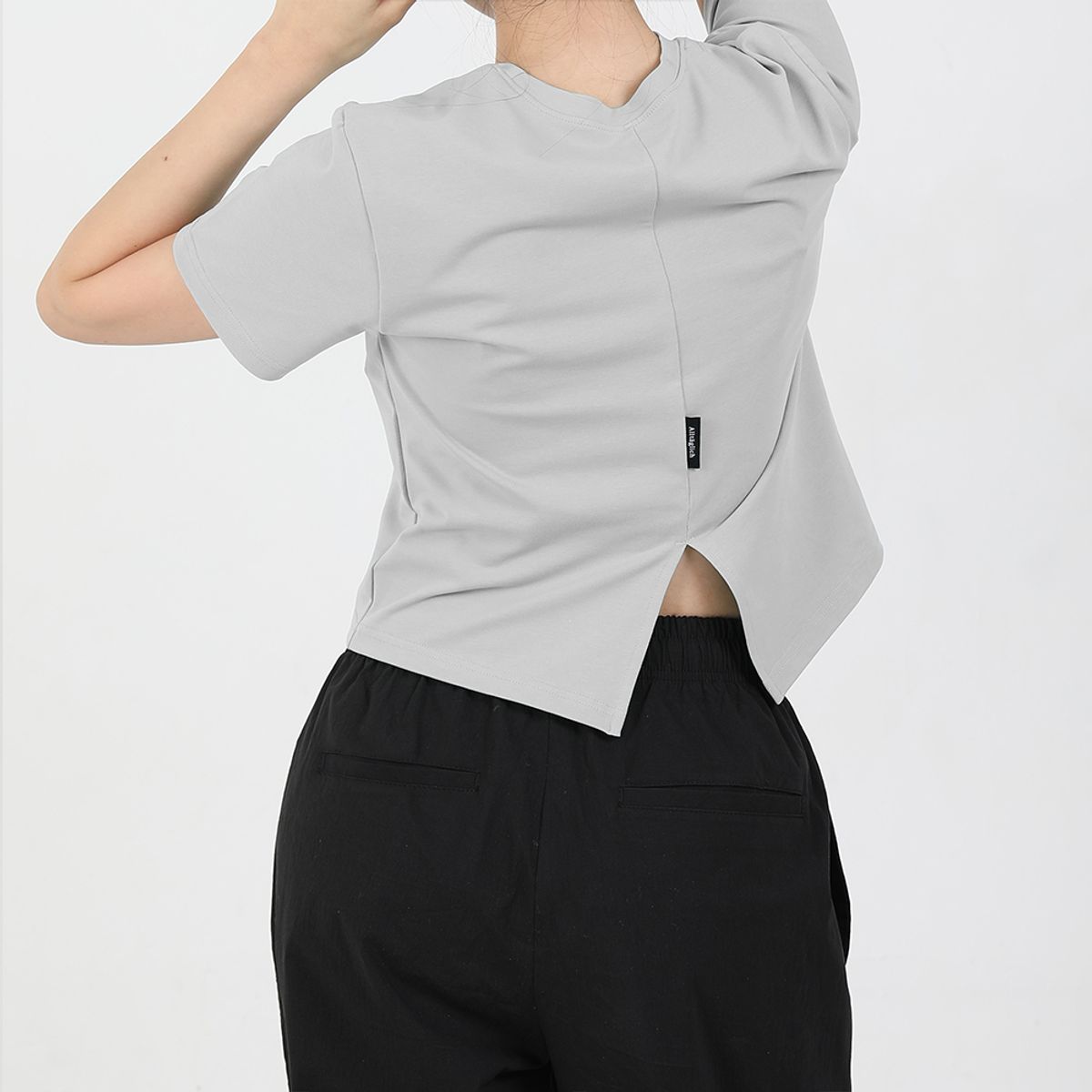 알테그리히(ALLTAGLICH) (Natural)리사이클 슬릿 티셔츠 Recycle Slit T-shirt