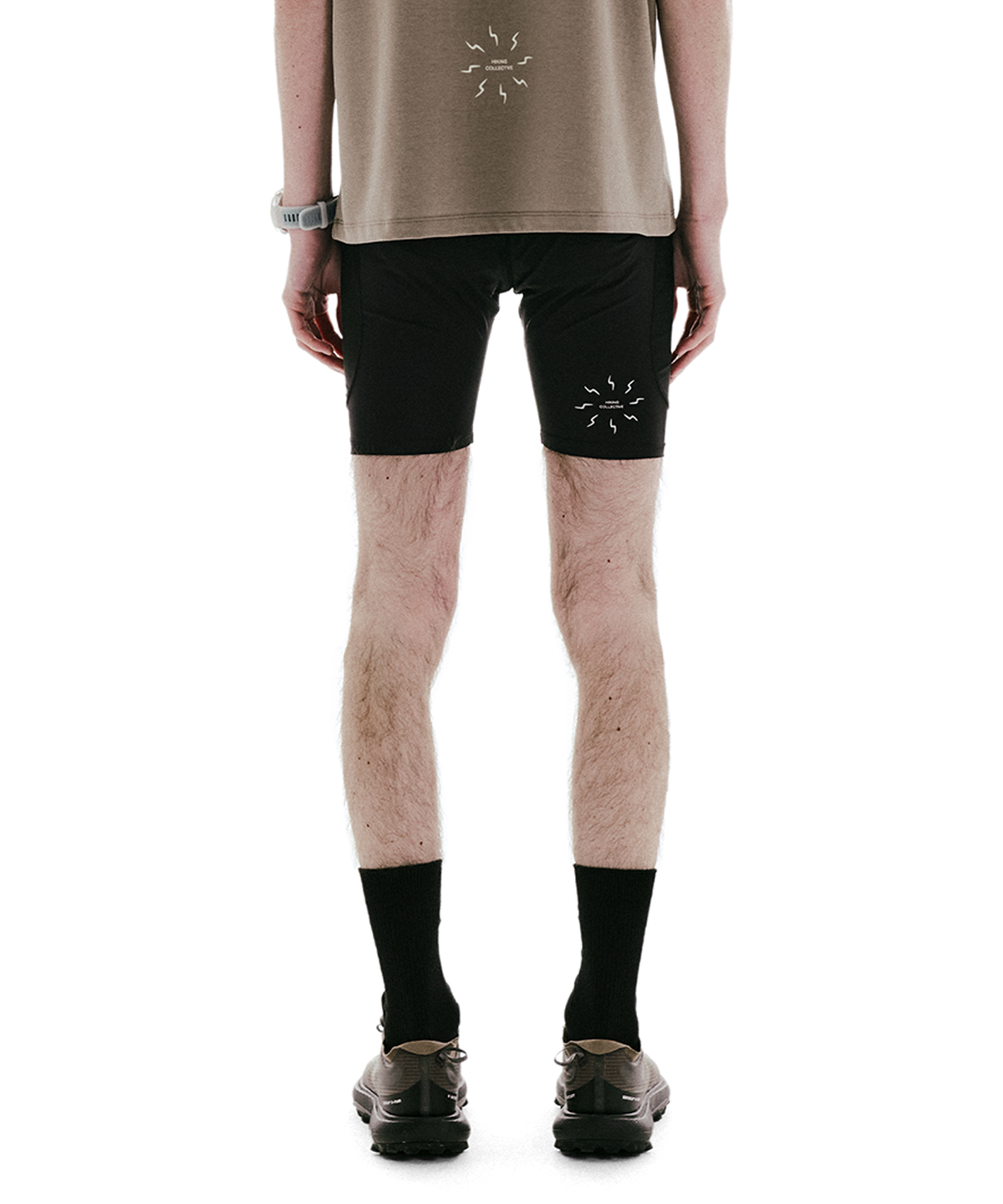 콜드웜(COLDWARM) Trail Half Tights (Black)