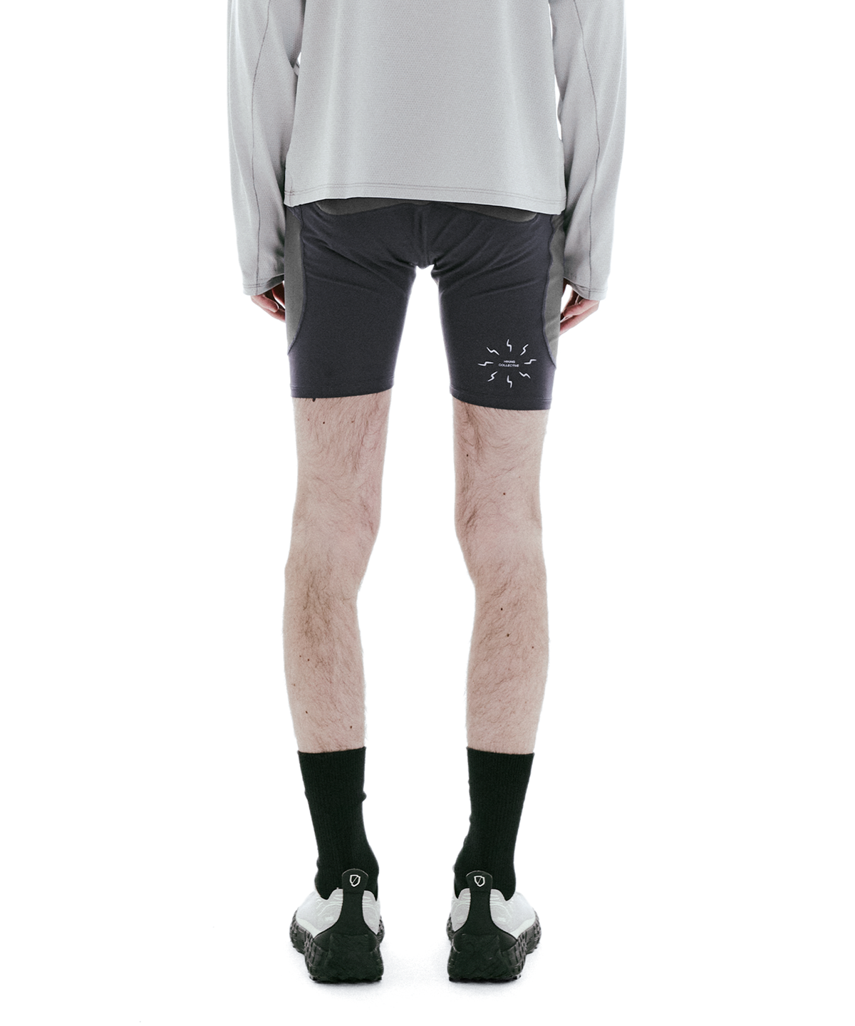 콜드웜(COLDWARM) Trail Half Tights (Charcoal)