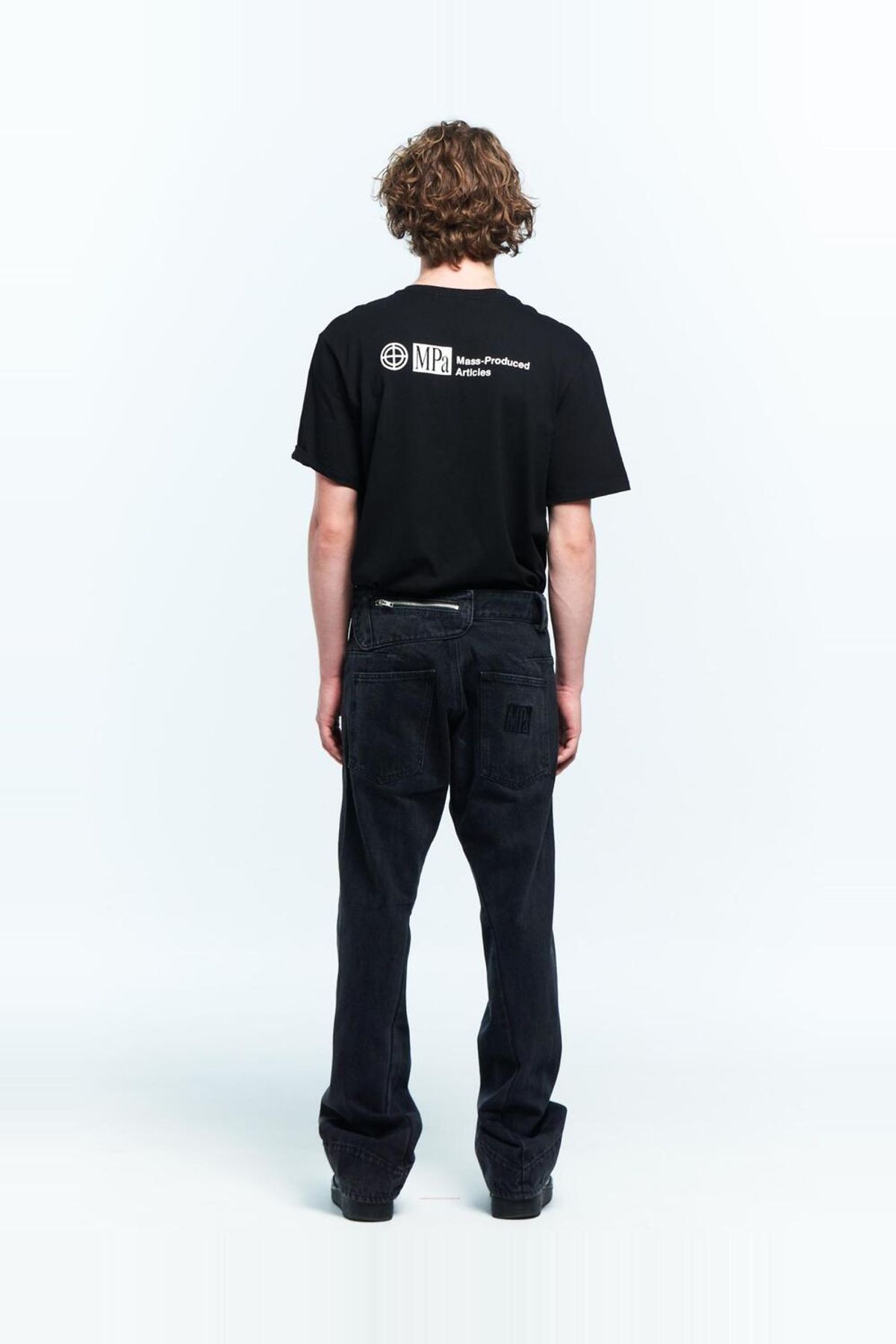 플라스틱프로덕트(PLASTICPRODUCT) MPa DRIFT DENIM PANTS (BLACK)