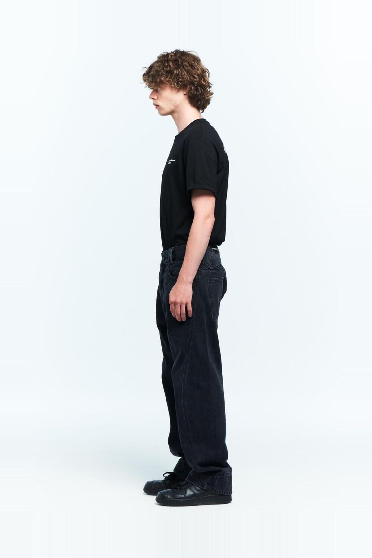 플라스틱프로덕트(PLASTICPRODUCT) MPa DRIFT DENIM PANTS (BLACK)