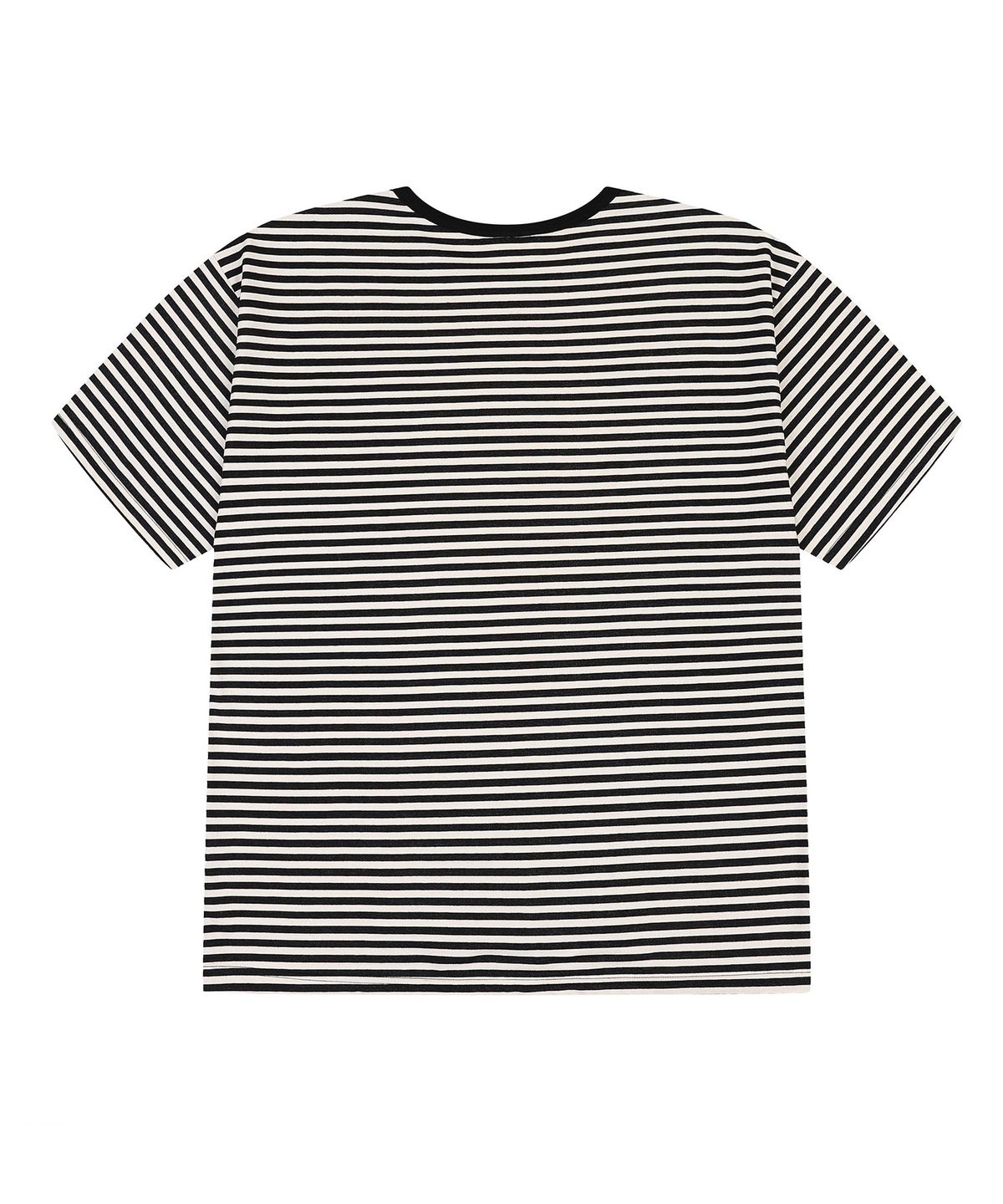 에이던엠(ADERNM) ADM STRIPE T-SHIRTS (BLACK/WHITE)