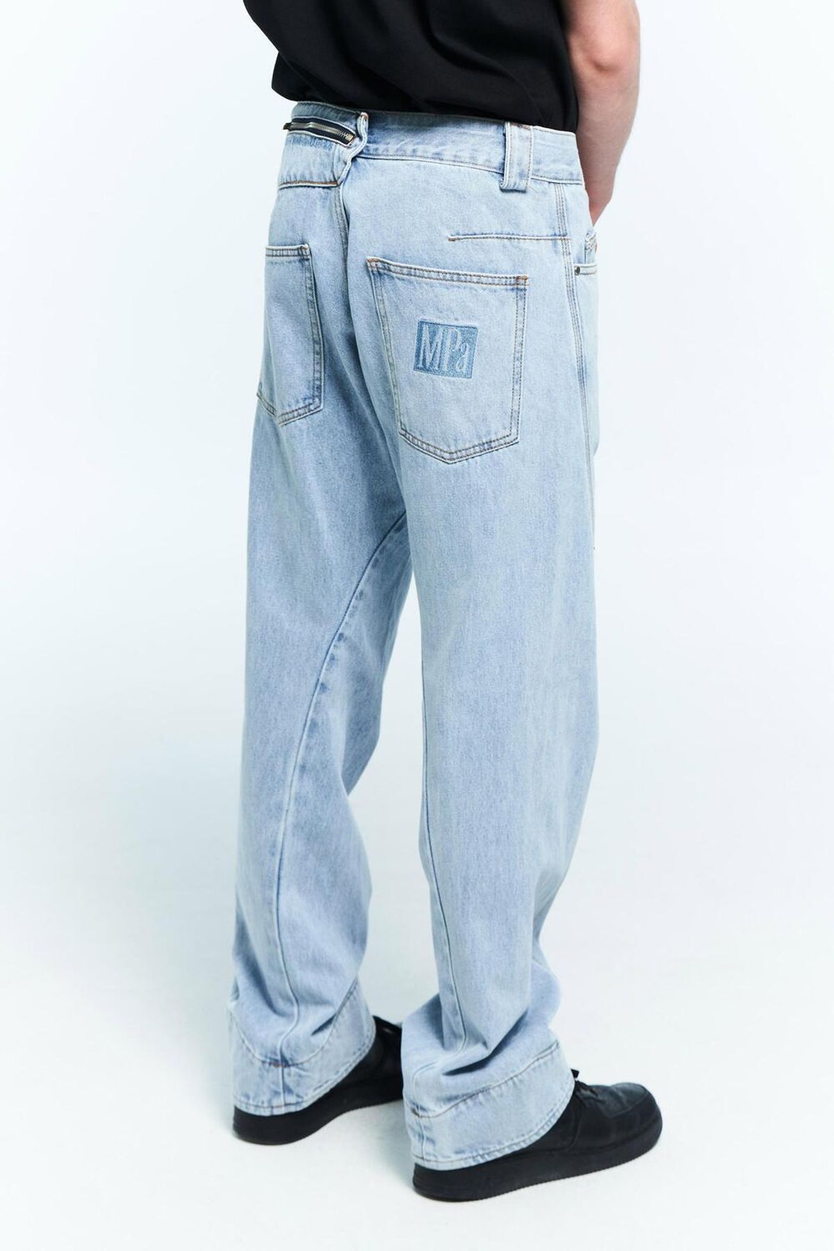 플라스틱프로덕트(PLASTICPRODUCT) MPa DRIFT DENIM PANTS (STEEL BLUE)