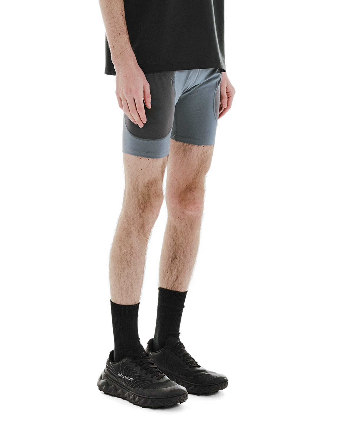 콜드웜(COLDWARM) Trail Half Tights (Grey)