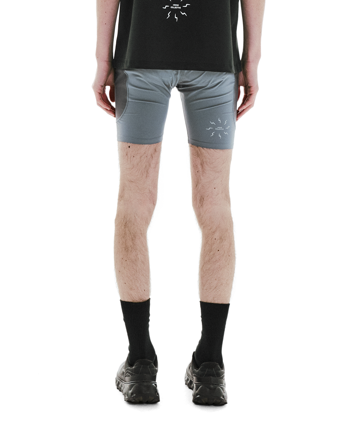 콜드웜(COLDWARM) Trail Half Tights (Grey)