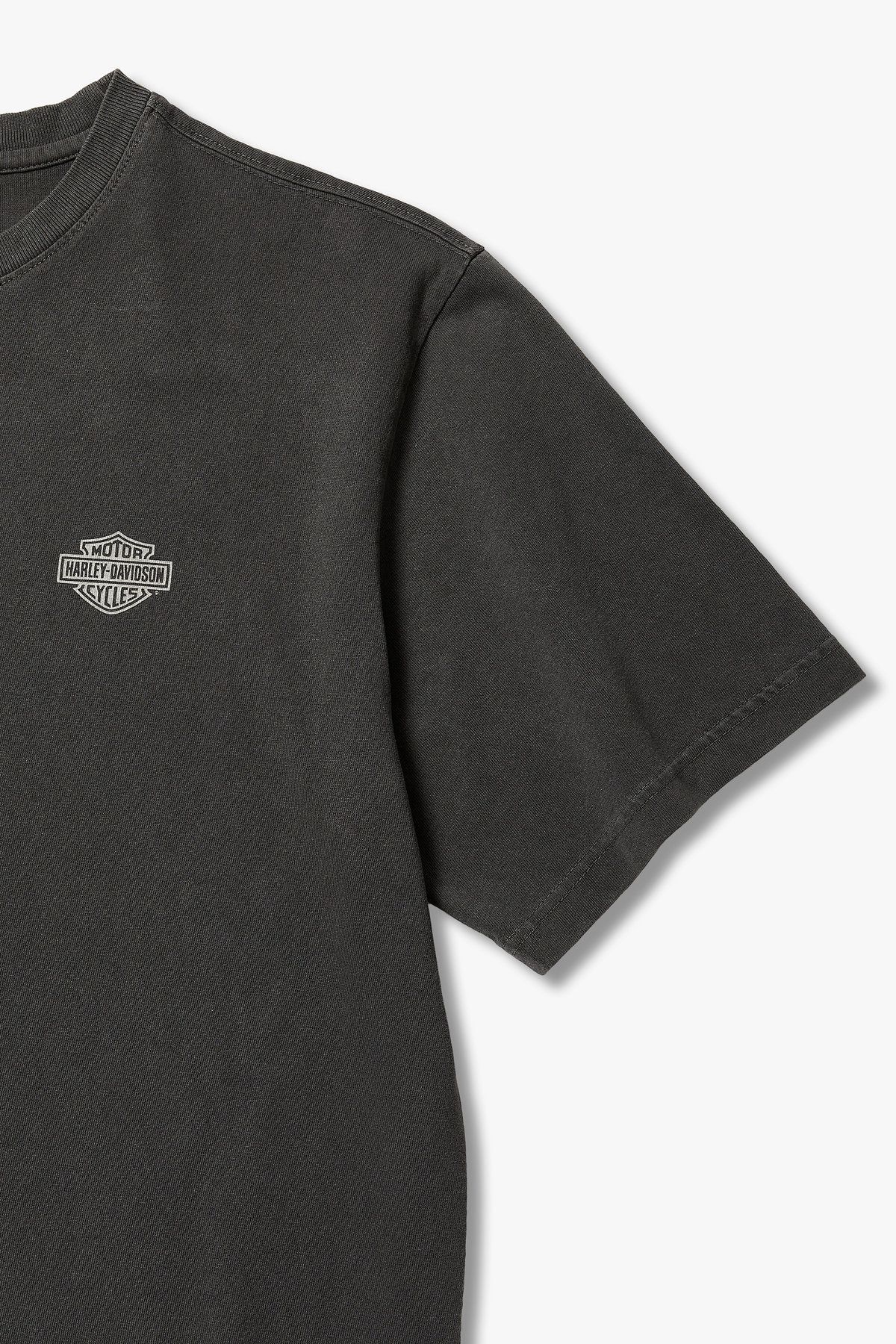 할리데이비슨 컬렉션스®(HARLEY-DAVIDSON COLLECTIONS®) EST.1903 피그먼트 반팔 티셔츠 챠콜 HH15311202