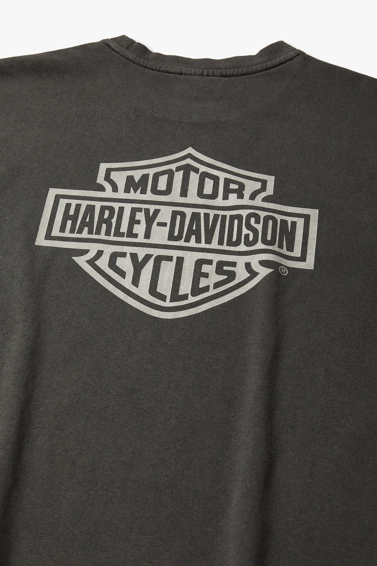 할리데이비슨 컬렉션스®(HARLEY-DAVIDSON COLLECTIONS®) EST.1903 피그먼트 반팔 티셔츠 챠콜 HH15311202