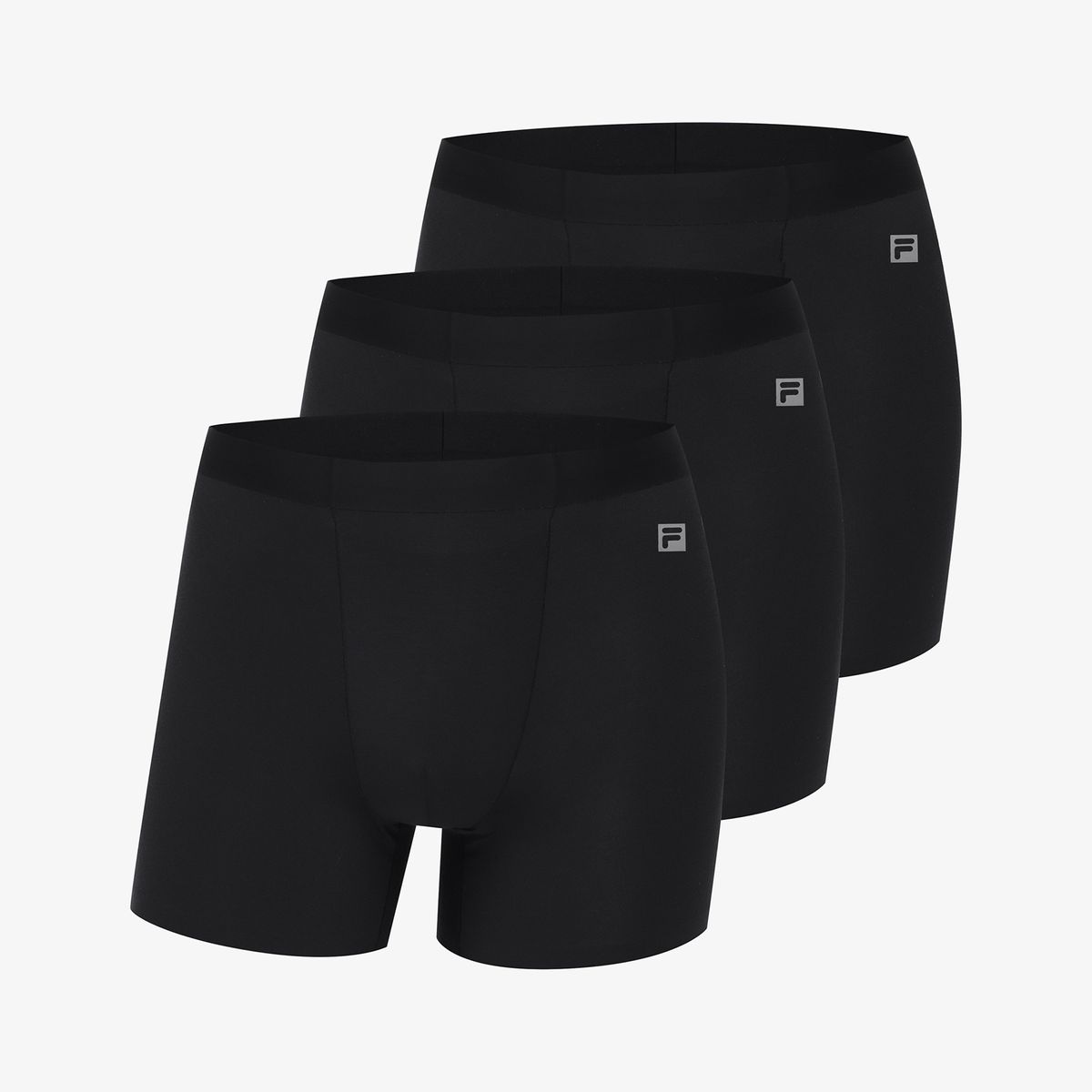 휠라언더웨어(FILA UNDERWEAR) 퓨징 남성 드로즈 3팩 (블랙)