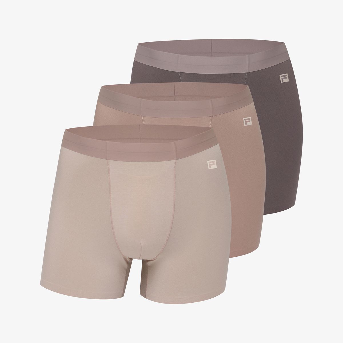 휠라언더웨어(FILA UNDERWEAR) 퓨징 남성 드로즈 3팩 (스킨)