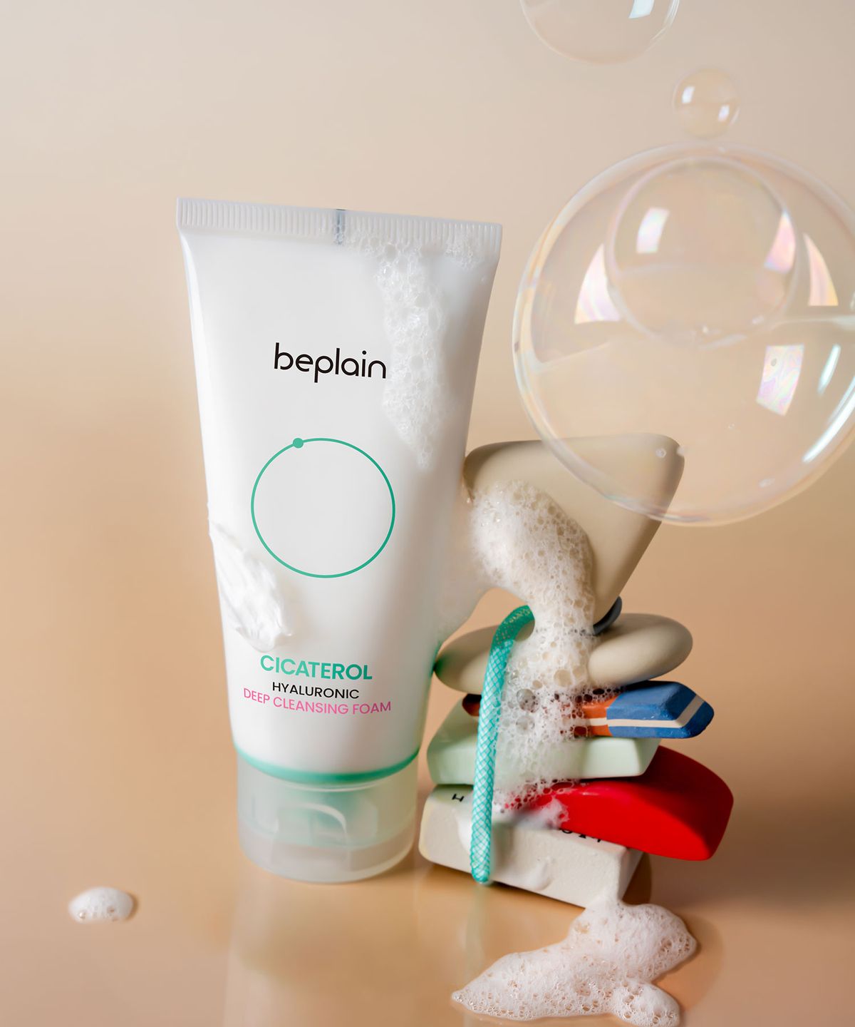 비플레인(BEPLAIN) [트러블올킬 2종 SET] 시카테롤 앰플 30ml + 히알루로닉 딥 클렌징 폼 120ml