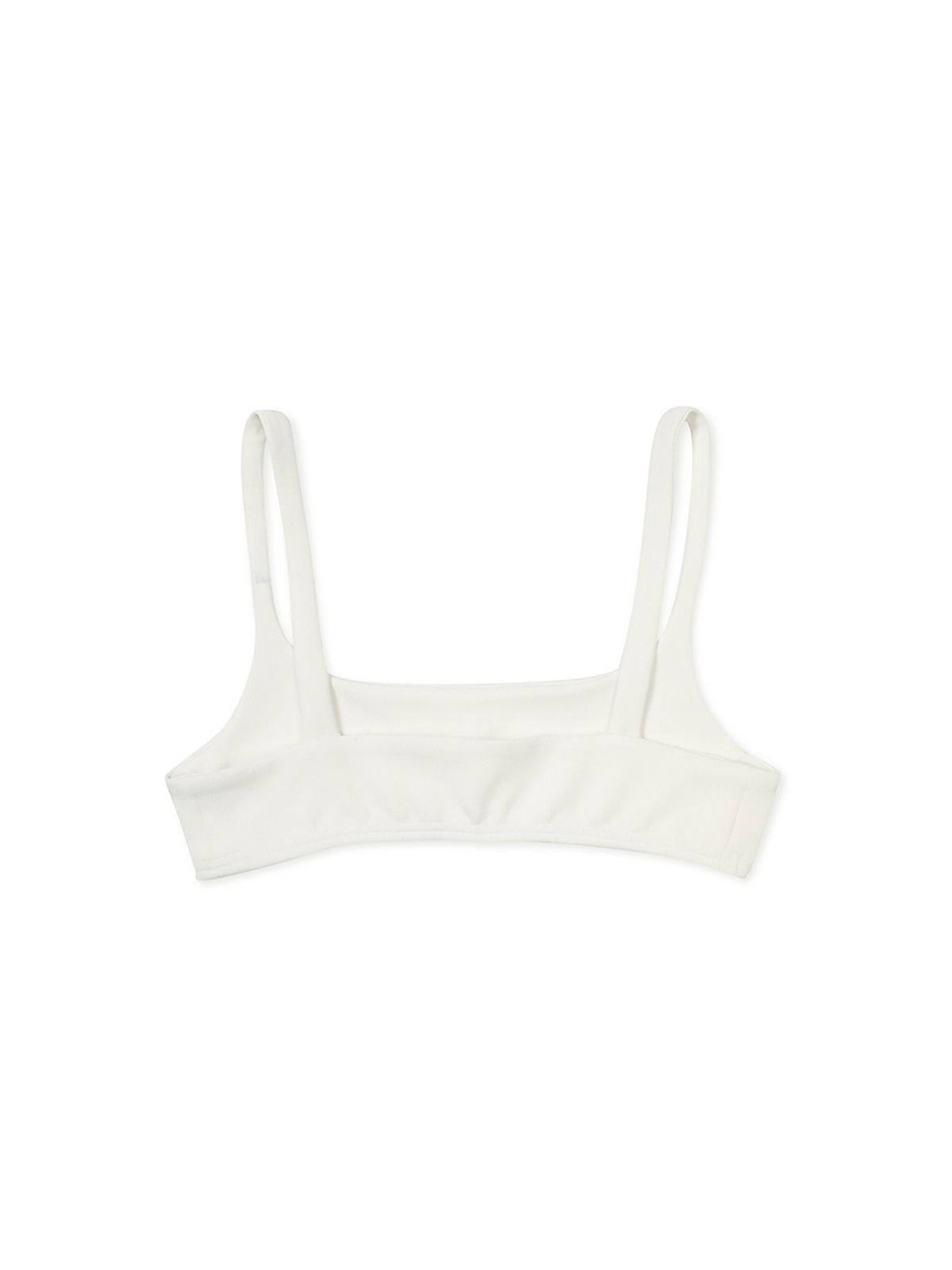 와이이이엘(YEEL) LOGO BRALETTE WHITE