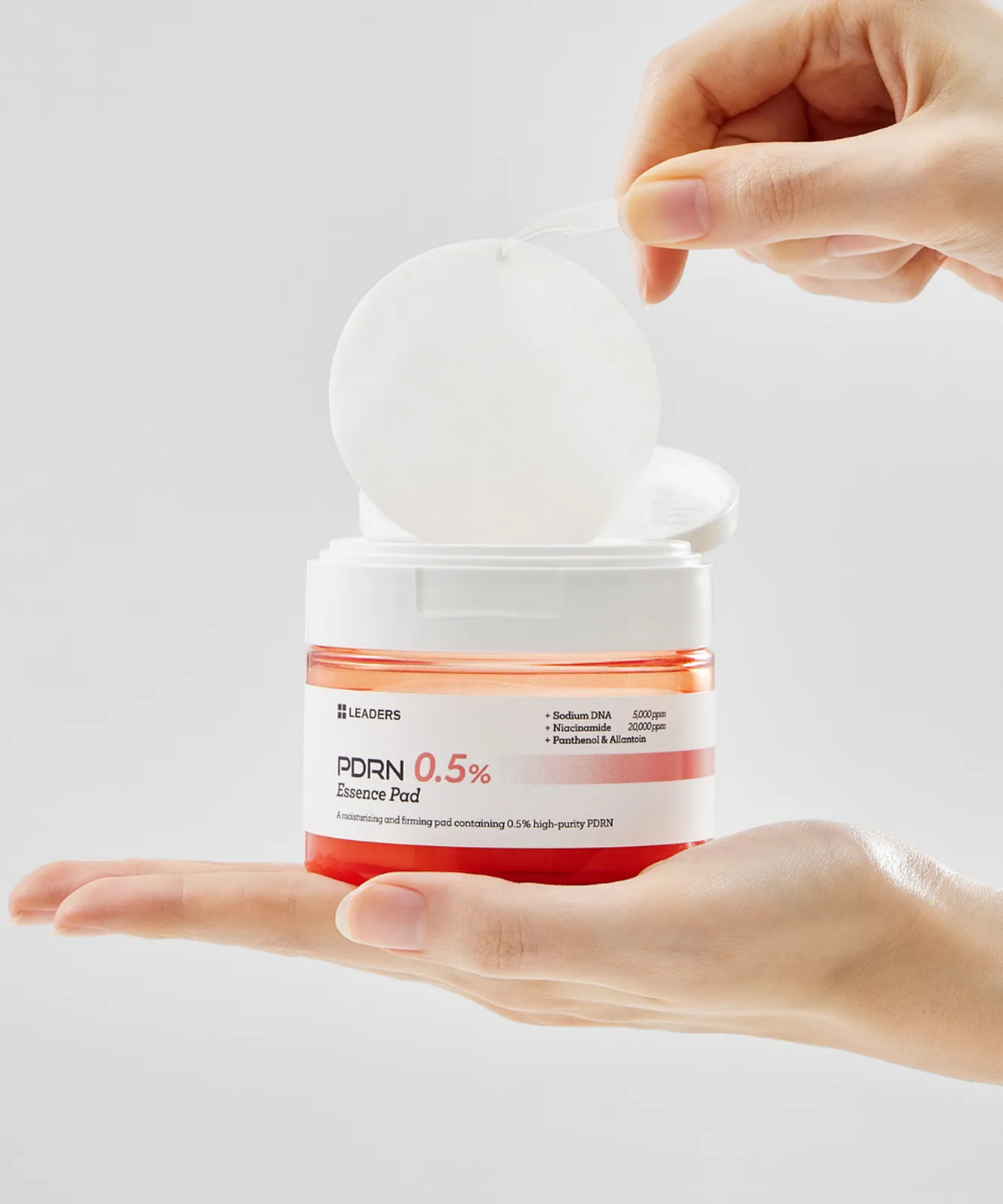 리더스코스메틱(LEADERS COSMETICS) 리더스 PDRN 0.5% 에센스 토너 패드 135ml (70매)