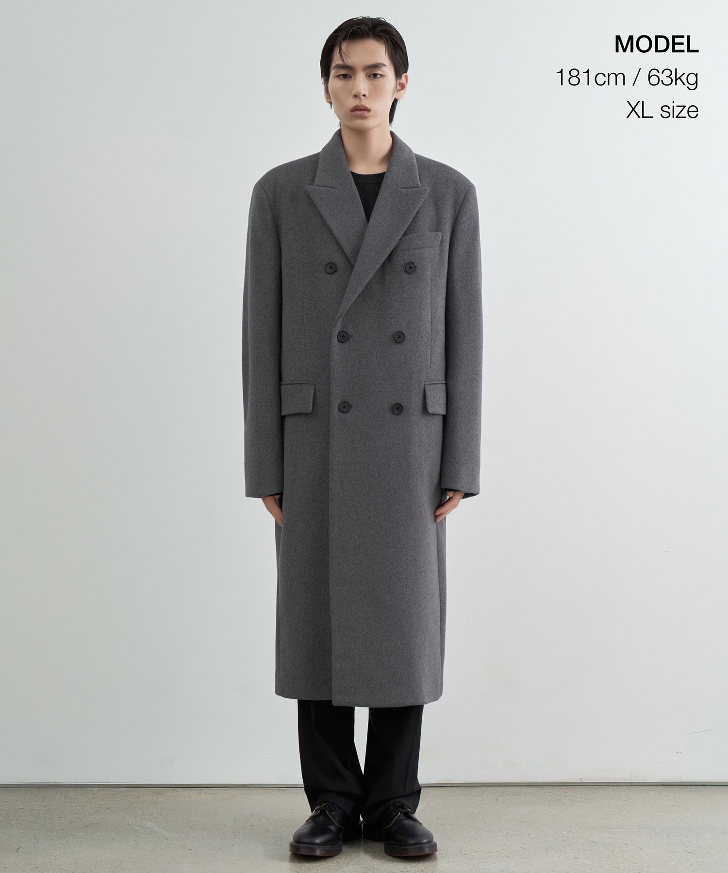 MUSINSA公式 | MUSINSA STANDARD カシミヤブレンドマスキュリンダブル