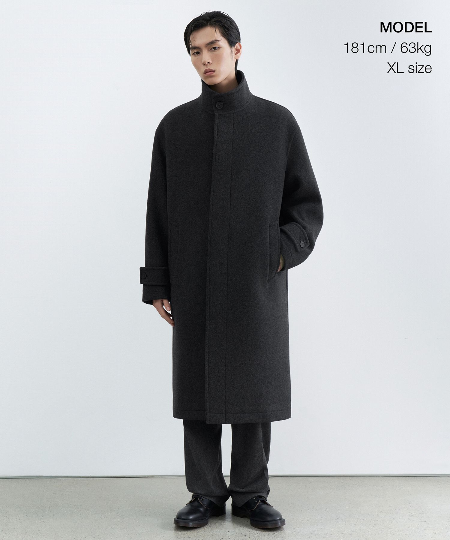 MUSINSA公式 | MUSINSA STANDARD ウールブレンドオーバーサイズ