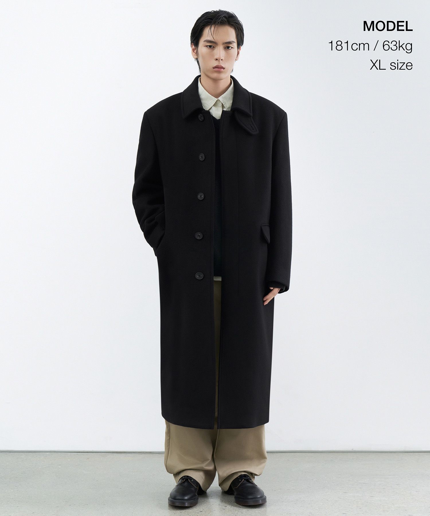 MUSINSA公式 | MUSINSA STANDARD カシミヤブレンドオーバーショルダー