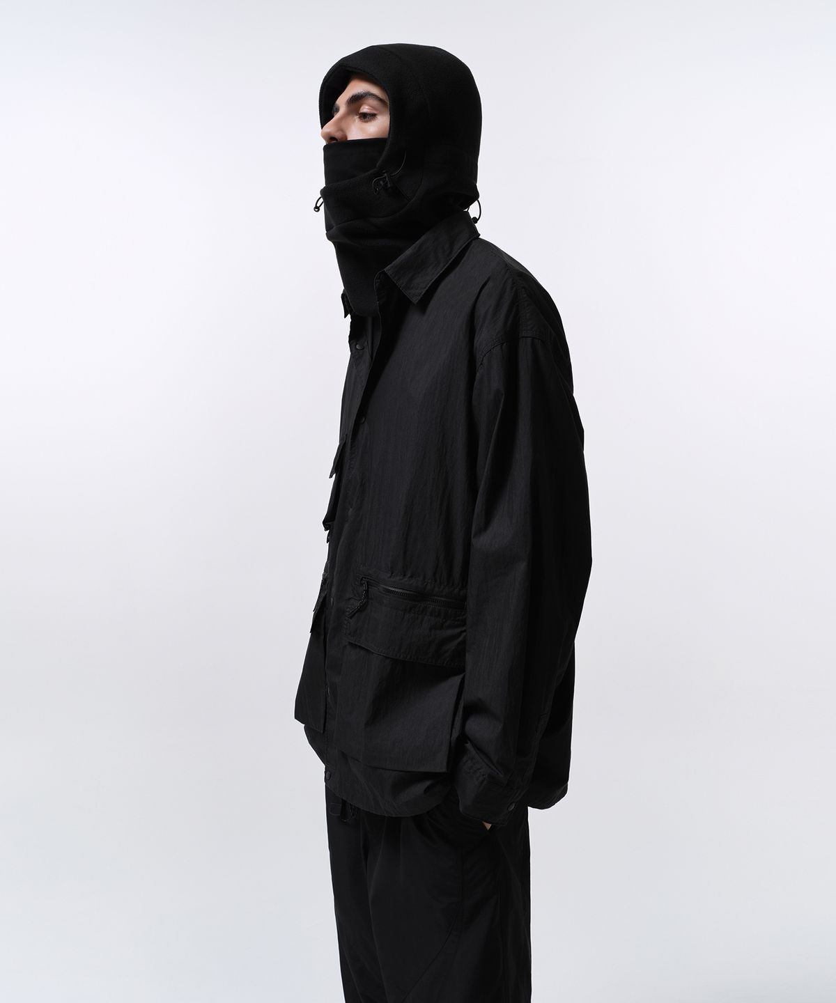 무신사 스탠다드(MUSINSA STANDARD) [시티 레저] 폴라 플리스 바라클라바 [블랙]