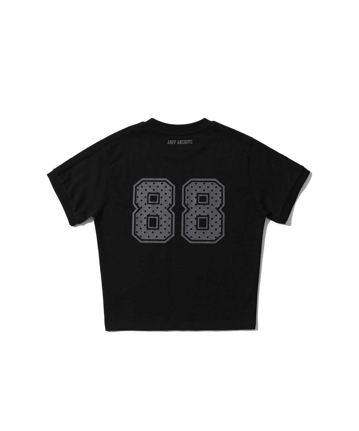 어니브(ANIV) DOT 88 FOOTBALL T-SHIRT BLACK