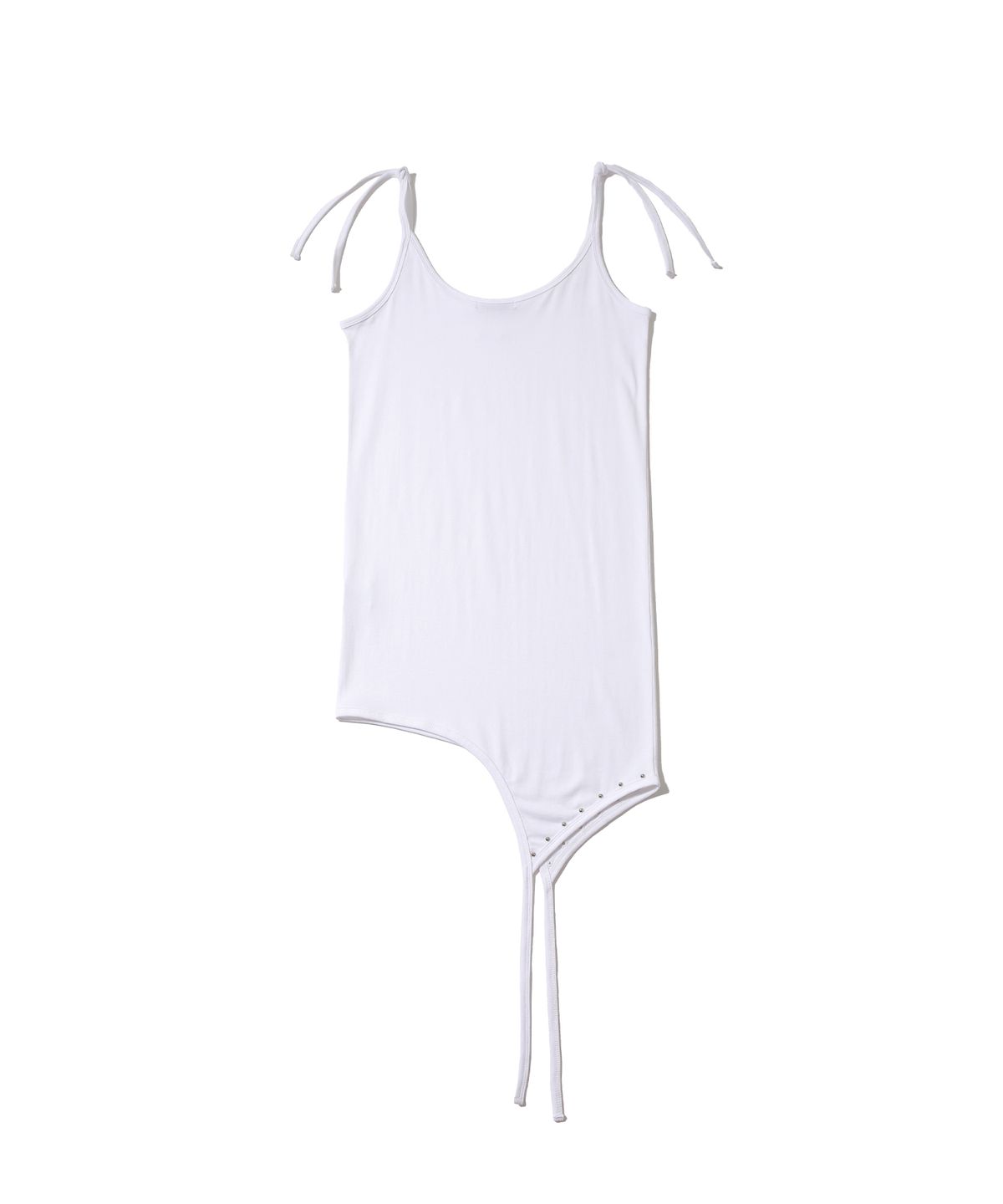 어니브(ANIV) STUD SIDE LAYERED SLEEVELESS WHITE