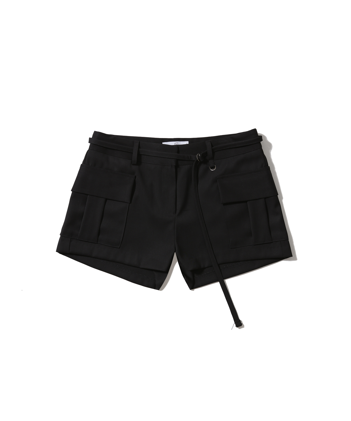 어니브(ANIV) POCKET MICRO SHORT PANT BLACK