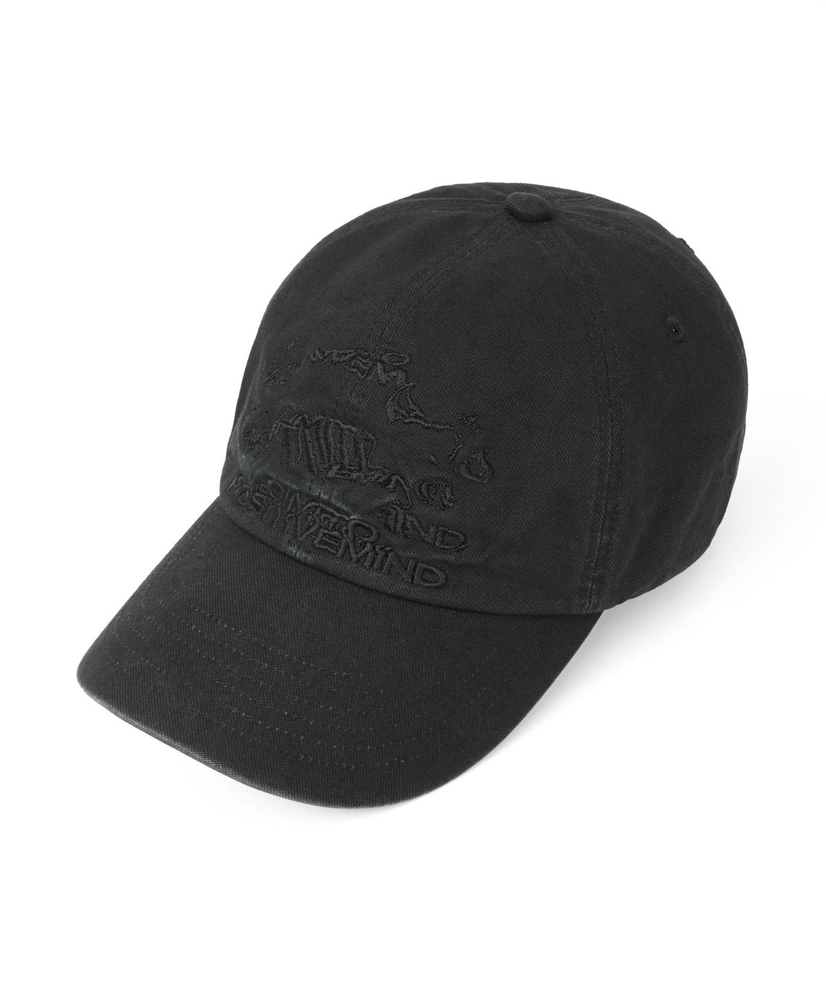 디미토(DIMITO) HAZE COTTON 6PANEL CAP WASHED BLACK