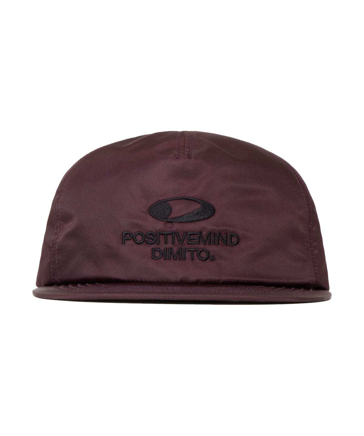 디미토(DIMITO) CIRCLE LOGO SATIN TRUCKER CAP WINE