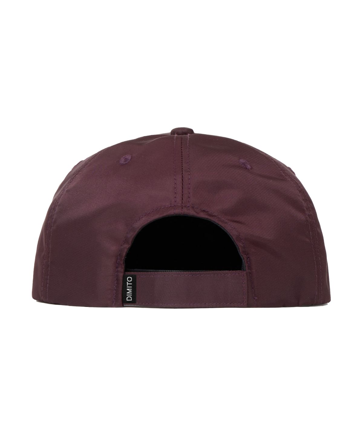 디미토(DIMITO) CIRCLE LOGO SATIN TRUCKER CAP WINE