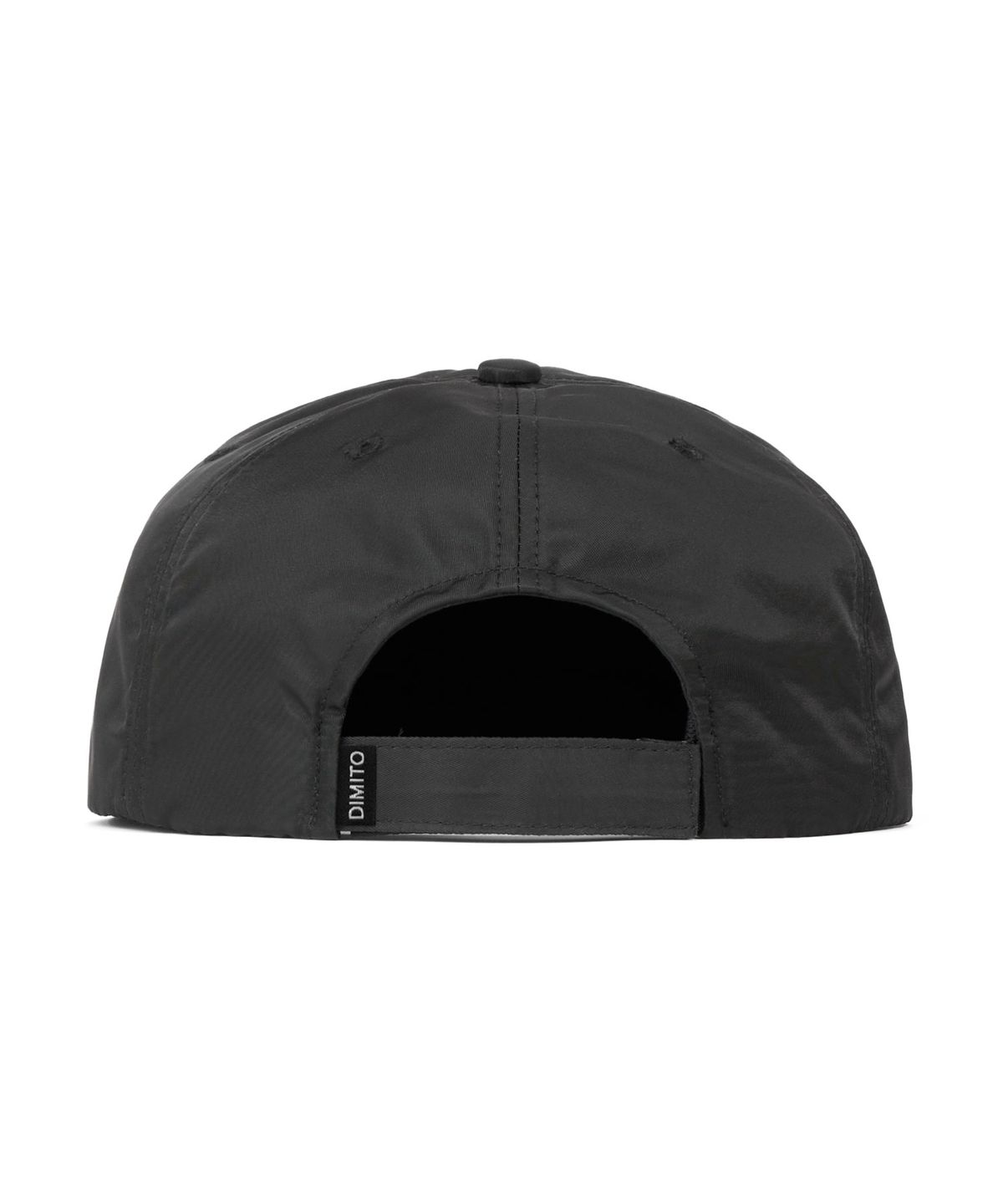 디미토(DIMITO) CIRCLE LOGO SATIN TRUCKER CAP BLACK