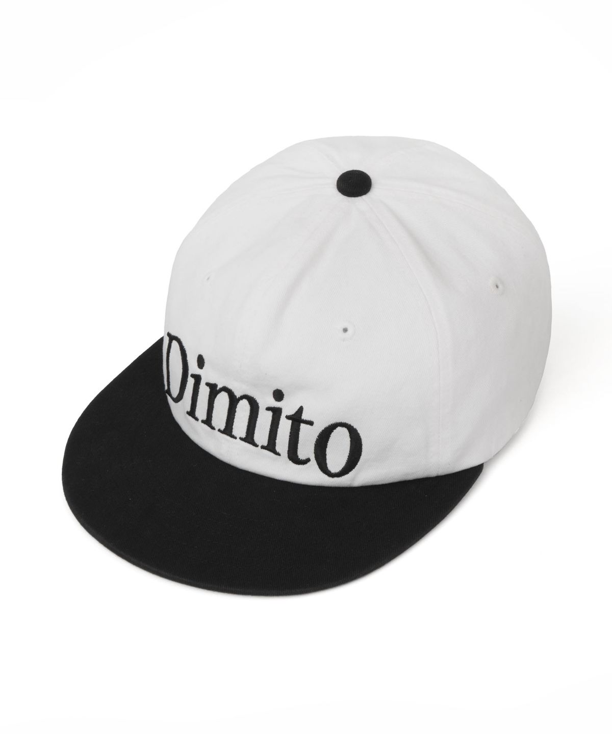디미토(DIMITO) DMT WASHED COTTON 6PANEL CAP WASHED WHITE