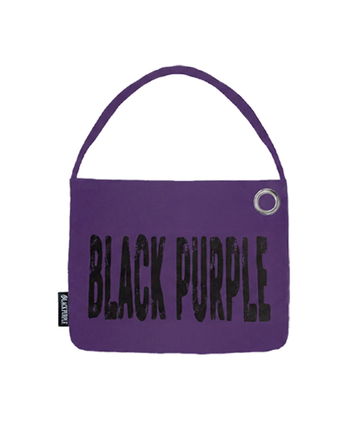 블랙 퍼플(BLACK PURPLE) 미니 캔버스 프린팅 에코백 Mini Canvas Printed Eco Bag_8 colors