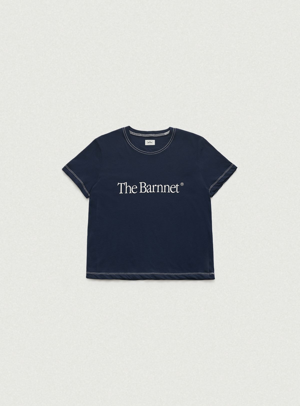 더바넷(THEBARNNET) Logo Palette T-Shirt_Navy