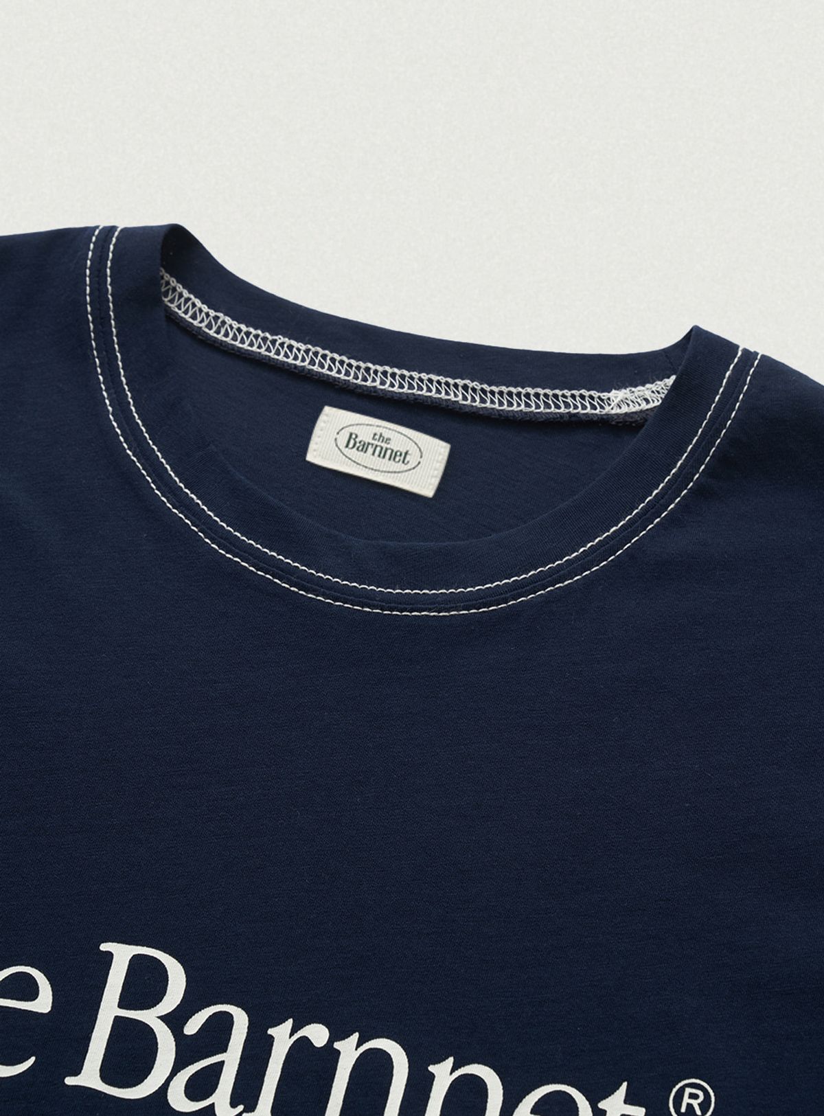 더바넷(THEBARNNET) Logo Palette T-Shirt_Navy