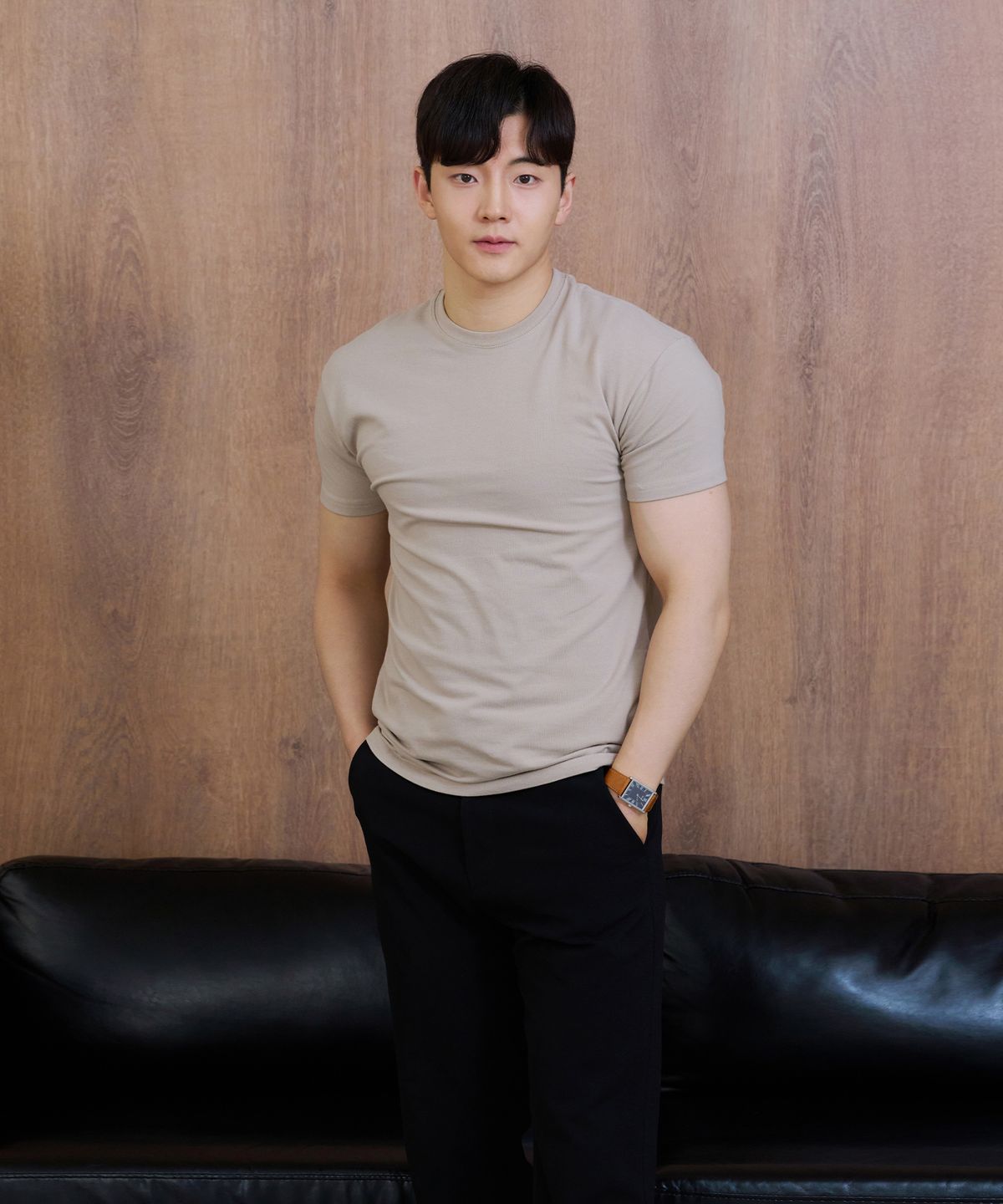 핵쿨남(HECKCOOLNAM) 어깨넓어보이는 남자 머슬핏 반팔 무지 티셔츠