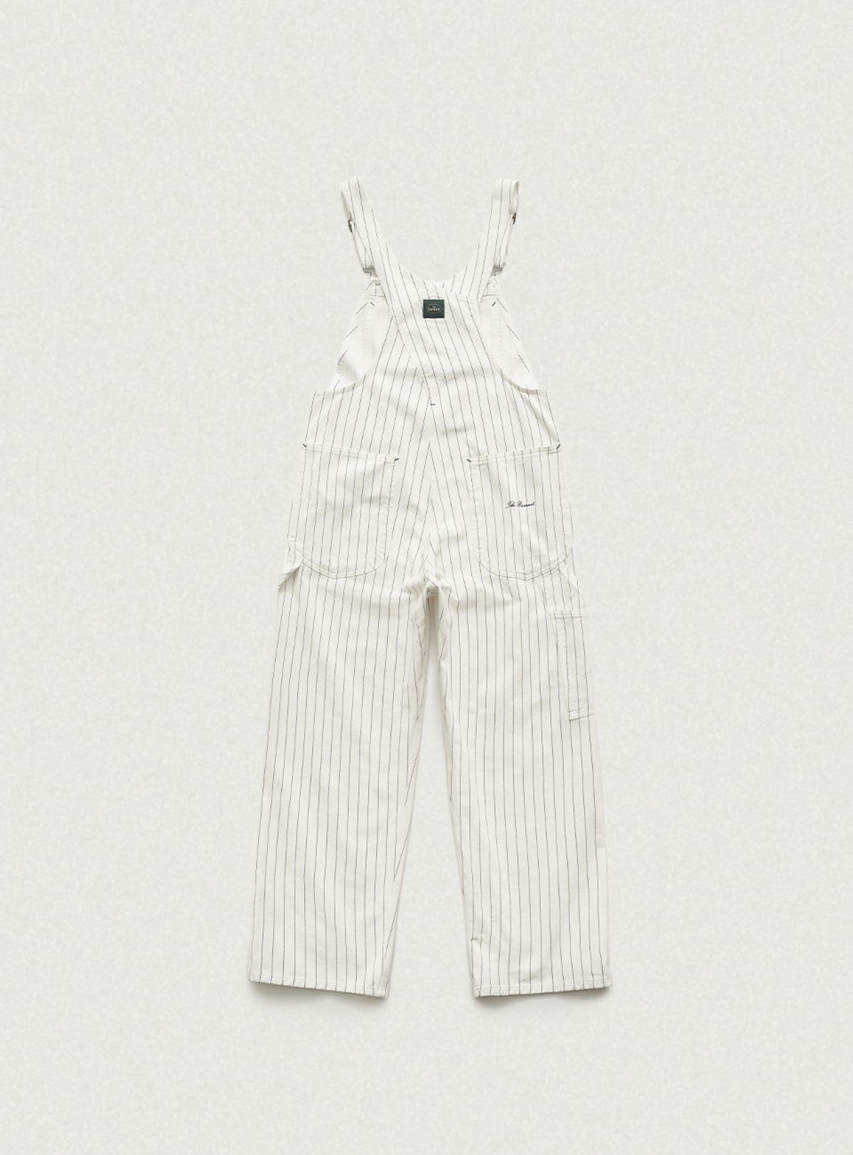 더바넷(THEBARNNET) Hickory Striped Denim Overall_White
