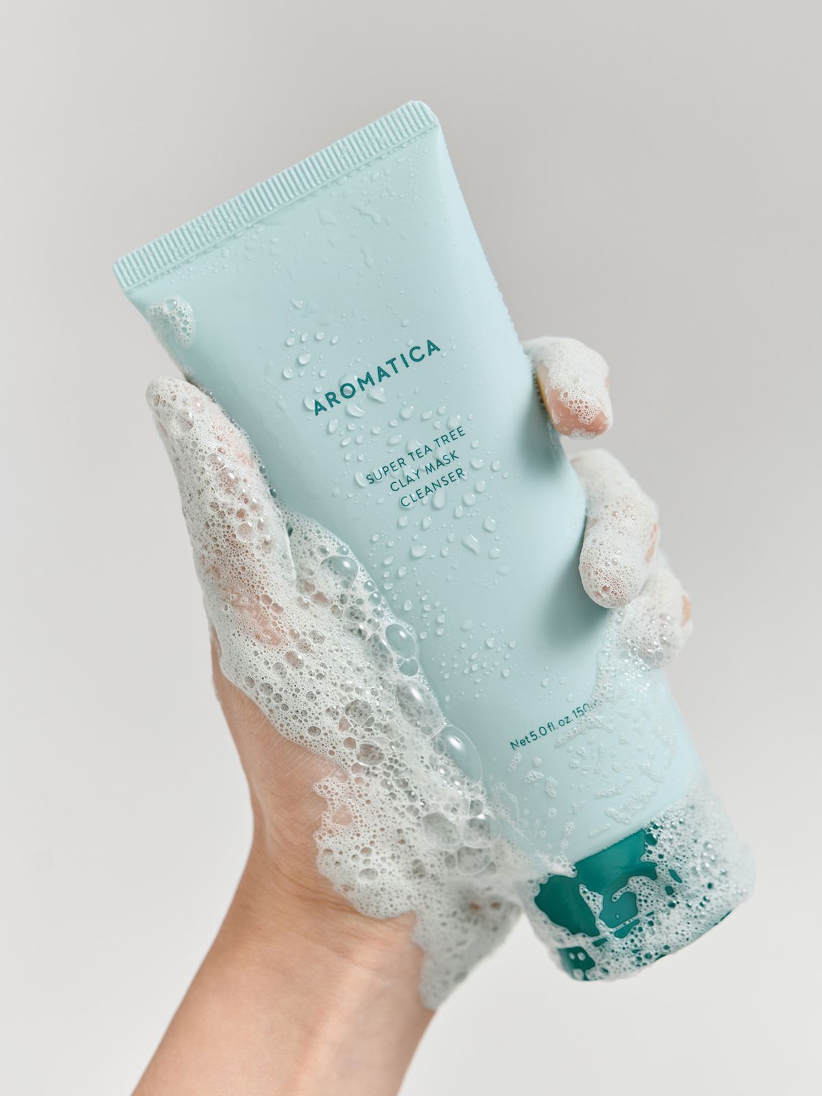 아로마티카(AROMATICA) [트러블 진정케어] 슈퍼 티트리 클레이 마스크 클렌저 150ML