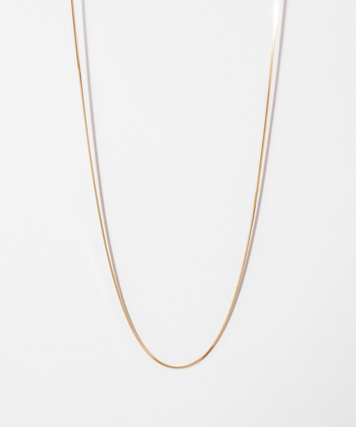 노비스도쿄(NOVICE TOKYO) 슬림 스네이크 체인 목걸이 Thin Snake Chain Necklace [Silver925](2 Size)/ Gold
