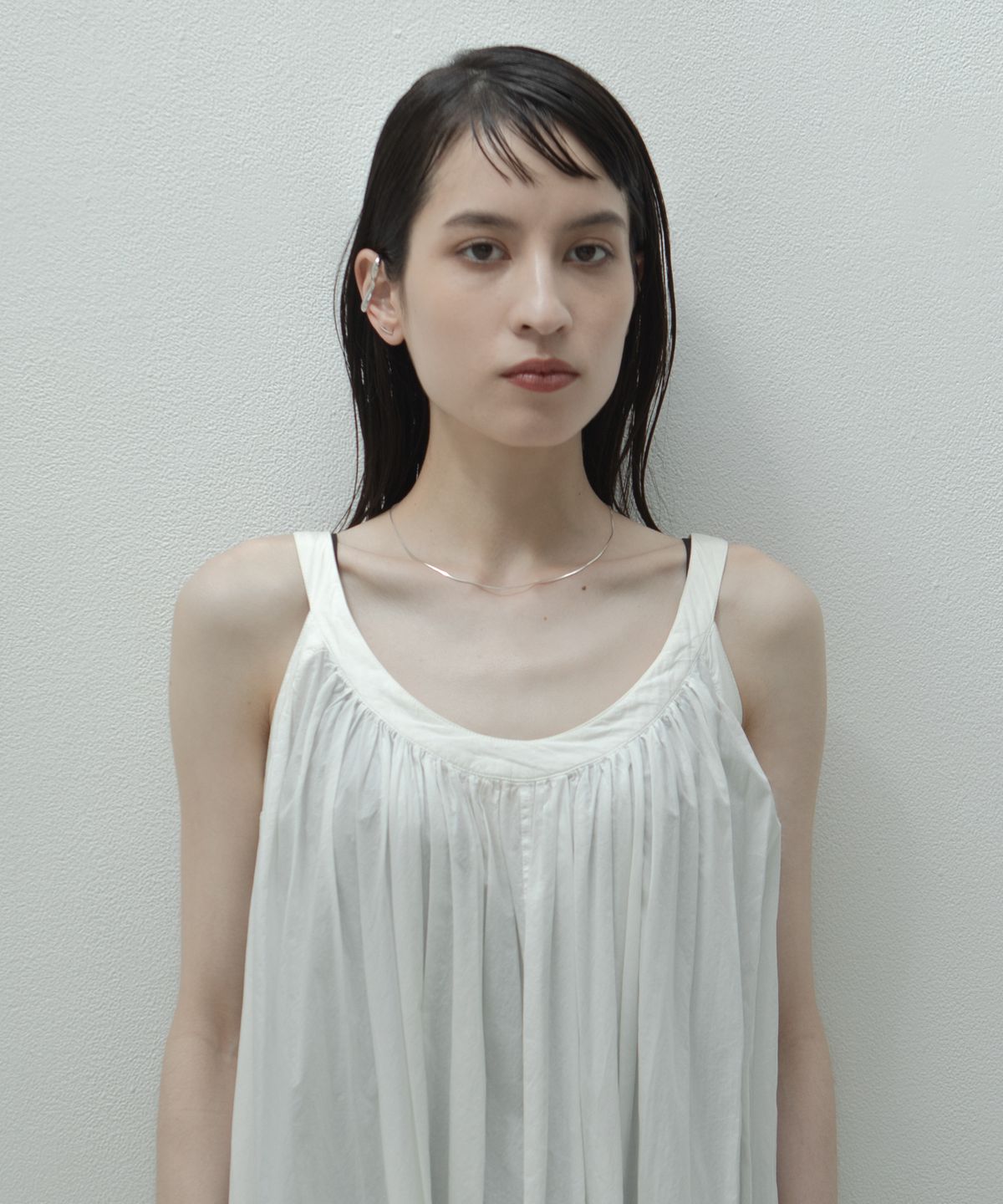 노비스도쿄(NOVICE TOKYO) 슬림 스네이크 체인 목걸이 Thin Snake Chain Necklace [Silver925](2 Size) / Silver