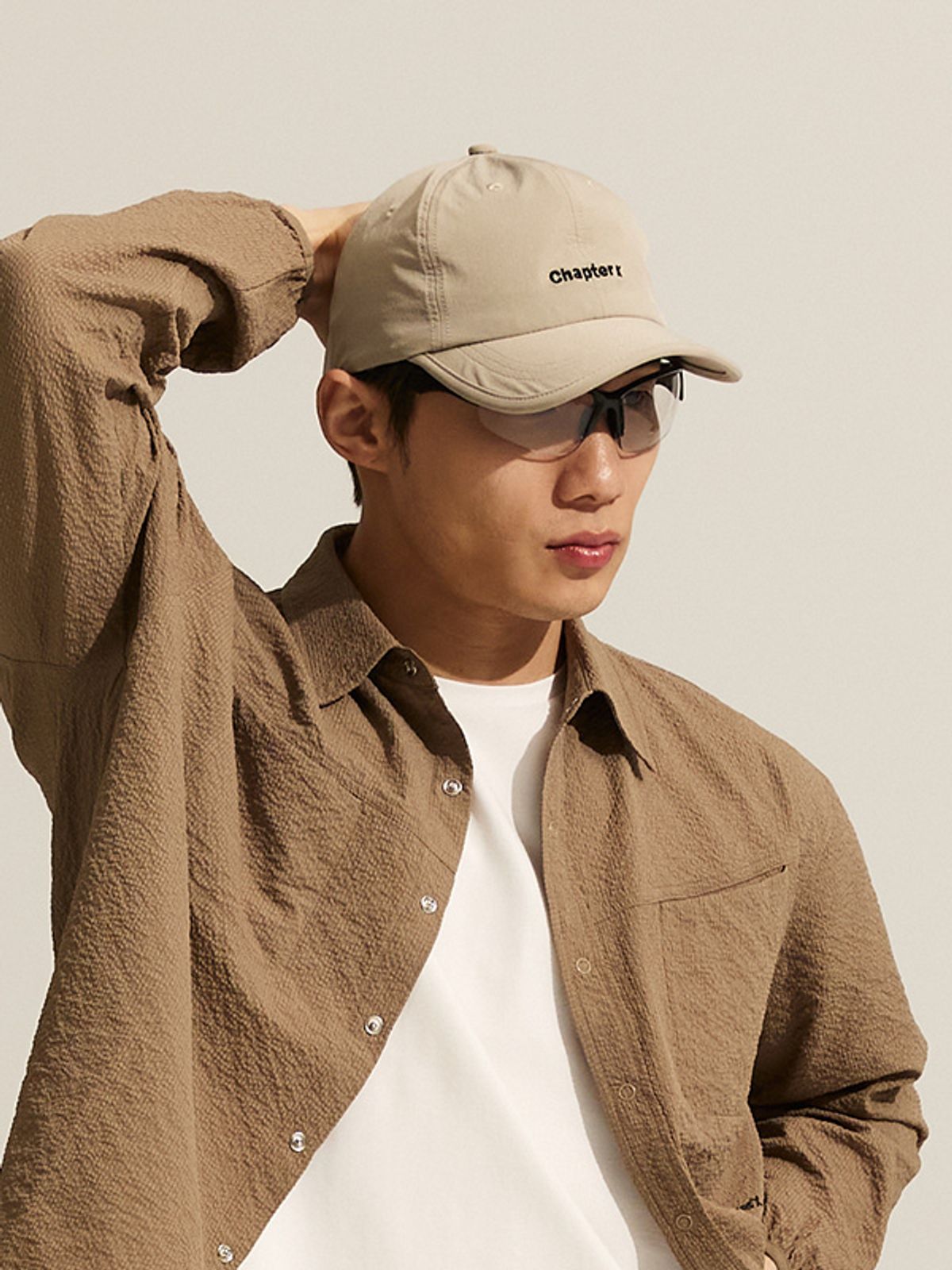 챕터엑스(CHAPTER.X) 크리스피 텍스처 어반쉐이드 (Beige)