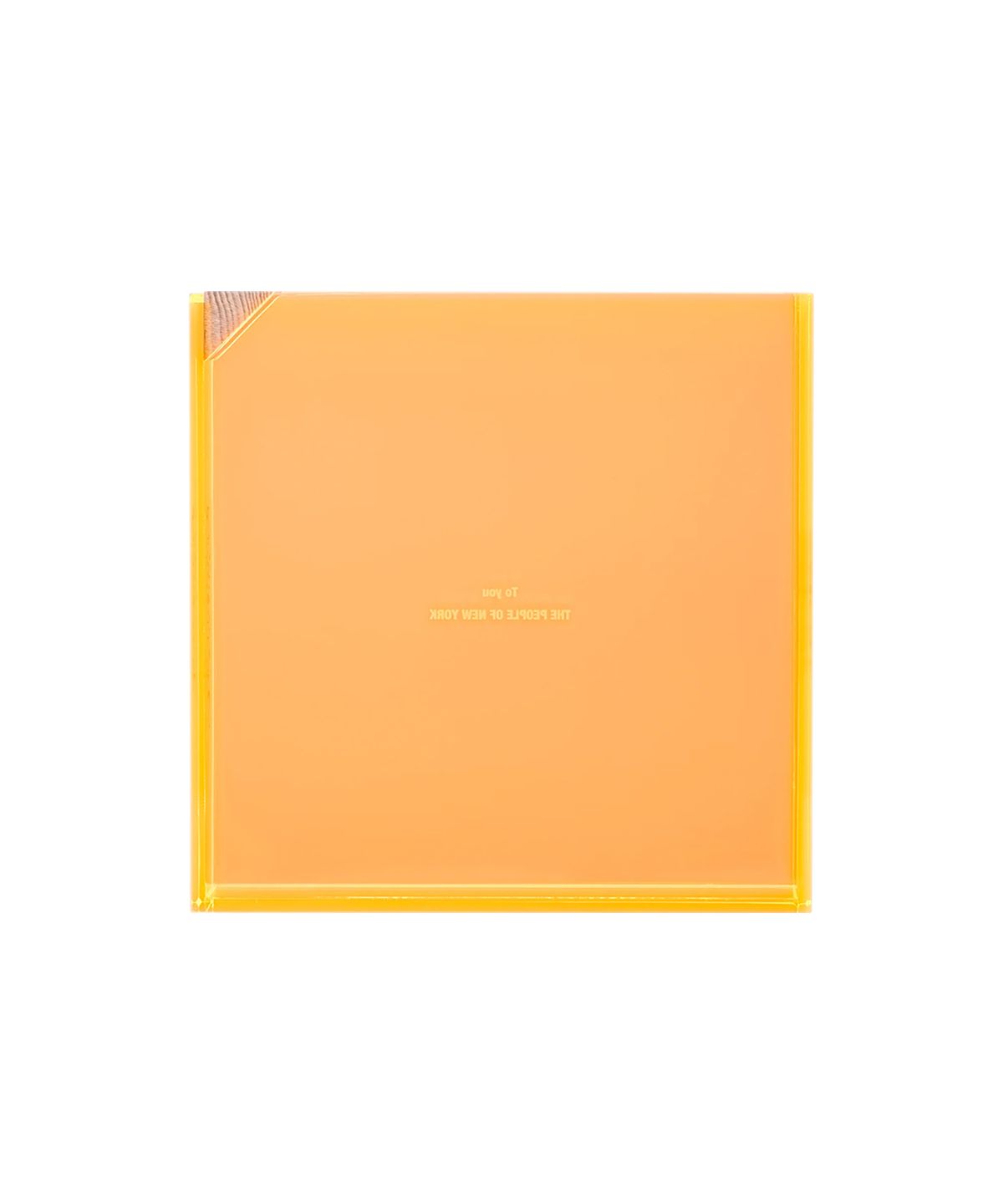 슬론(SLON) 슬론스토어 10주년 ‘preciate ya’ 아크릴 인센스 버너 - 세이프티 오렌지