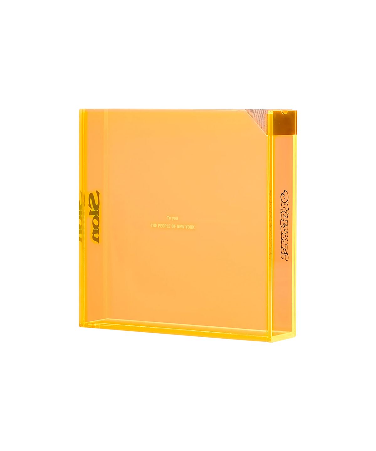 슬론(SLON) 슬론스토어 10주년 ‘preciate ya’ 아크릴 인센스 버너 - 세이프티 오렌지