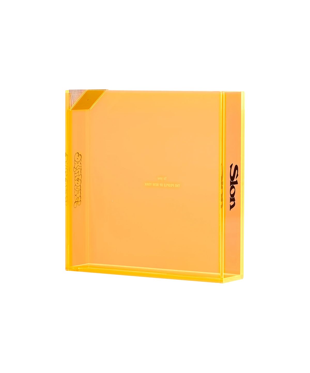 슬론(SLON) 슬론스토어 10주년 ‘preciate ya’ 아크릴 인센스 버너 - 세이프티 오렌지