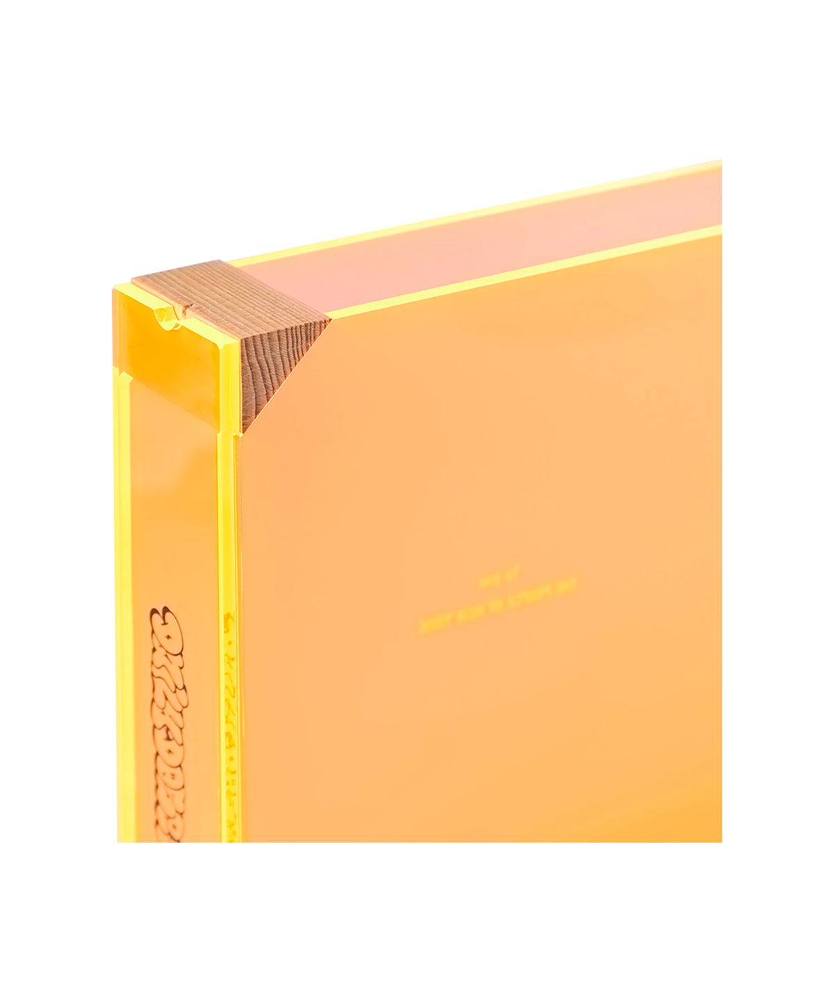 슬론(SLON) 슬론스토어 10주년 ‘preciate ya’ 아크릴 인센스 버너 - 세이프티 오렌지
